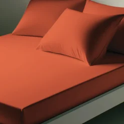 Drap-housse coton TERTIO® - Tangerine