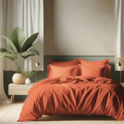 Drap-housse coton TERTIO® - Tangerine
