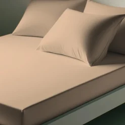 Drap-housse coton TERTIO® - Beige rosé