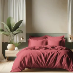 Drap-housse coton TERTIO® - Vieux Rose