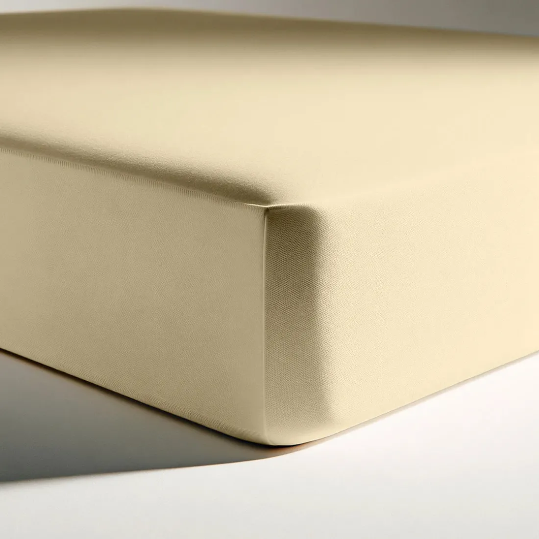 Drap-housse coton TERTIO® - Beige Ficelle