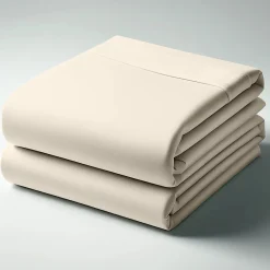 Drap-housse coton TERTIO® - Gris Galet
