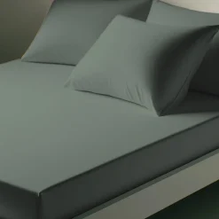 Drap-housse coton TERTIO® - Lichen