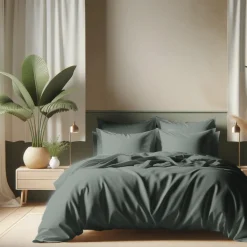 Drap-housse coton TERTIO® - Lichen