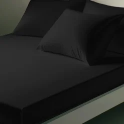 Drap-housse coton TERTIO® - Noir