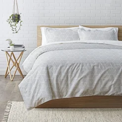 Drap-housse coton VICTORY - Gris