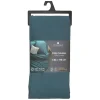 Drap-housse en coton, bleu canard, bonnet H30cm, 140x190 cm