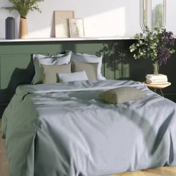 Drap-housse grand bonnet coton TERTIO® - Gris Perle