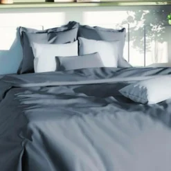 Drap-housse grand bonnet coton TERTIO® -Bleu orage