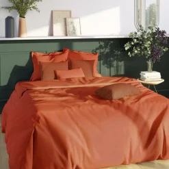 Drap-housse grand bonnet coton TERTIO® - Tangerine