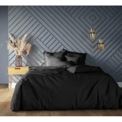 Drap-housse Grand bonnet XL coton TERTIO® - Noir