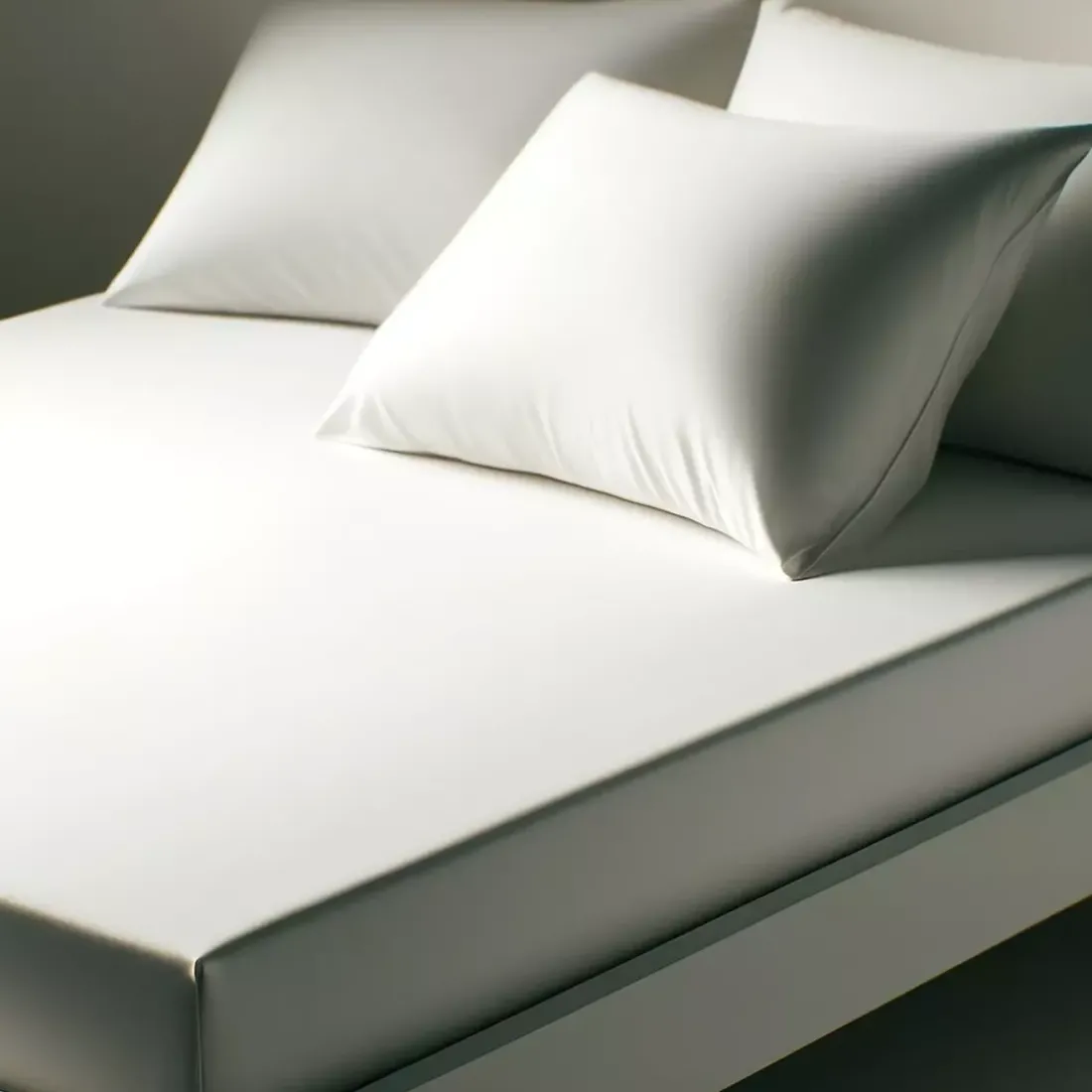 Drap-housse percale de coton TERTIO® - Blanc