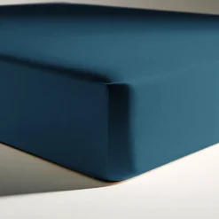 Drap-housse polycoton TERTIO® - Bleu Canard
