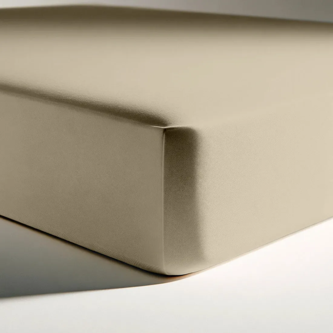 Drap-housse polycoton TERTIO® - Beige Ficelle