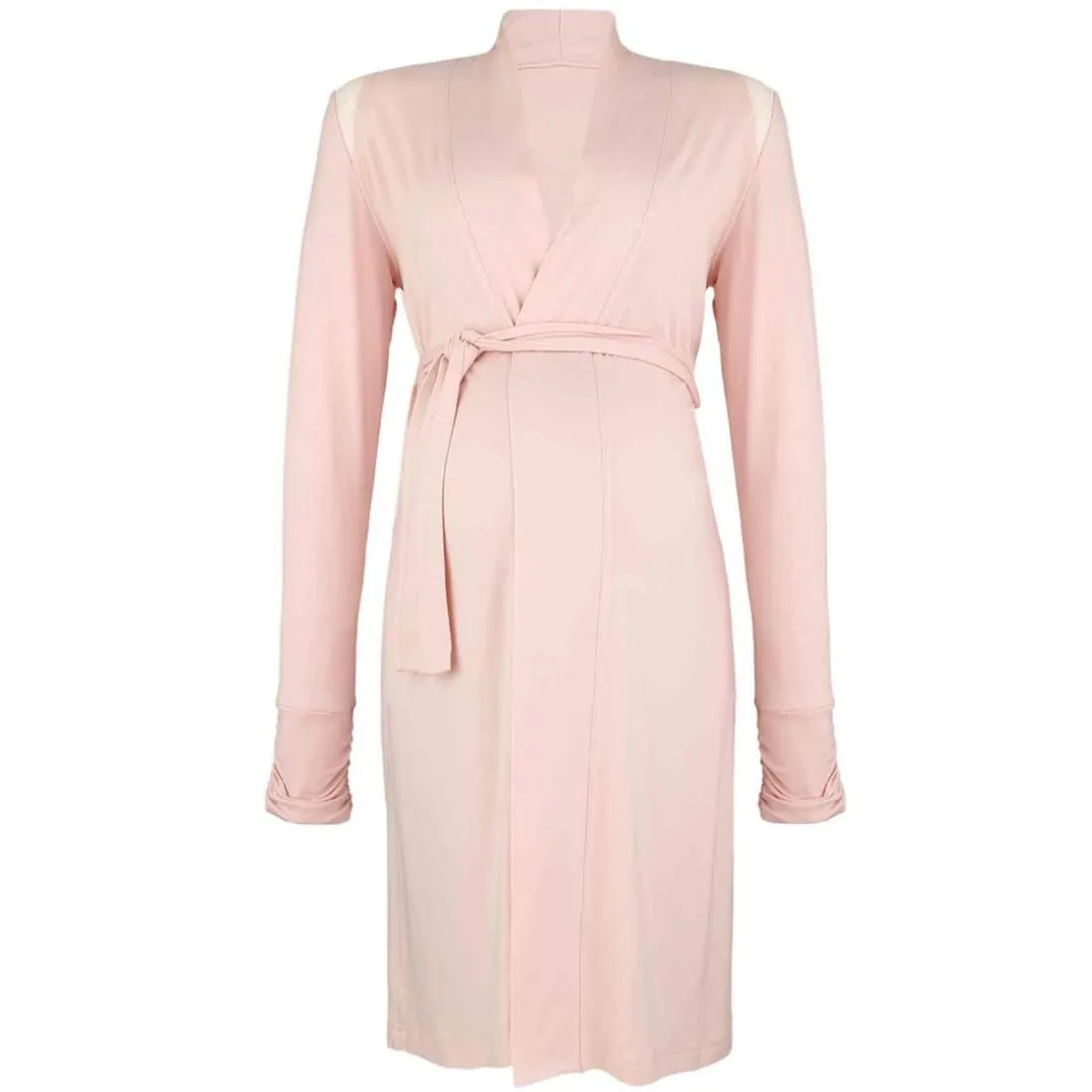 Déshabillé maternité rose Cache Coeur Lingerie en viscose