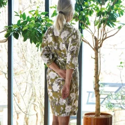 Déshabillé satin IMPERIAL Olive