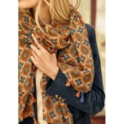 Echarpe AURELE camel