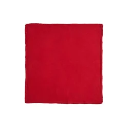 Echarpe carree franges unisexe IRMA en cachemire bordeau bordeaux