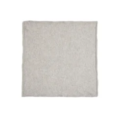 Echarpe carree franges unisexe IRMA en cachemire gris