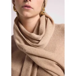 Echarpe etole unisexe en cachemire new beige creme
