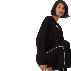 Ensembe Pyjama Jogging à Manches Longues noir