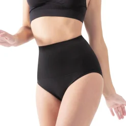 Ensemble Brassière Raffermissante et Culotte Ventre Plat Noire Lytess