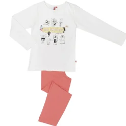 Ensemble Pyjama Filette à colorier écru