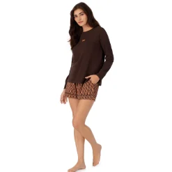 Ensemble pyjama short chocolat
