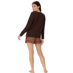 Ensemble pyjama short chocolat