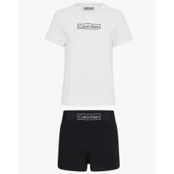 Ensemble pyjama top et short - Calvin Klein Underwear Noir en coton