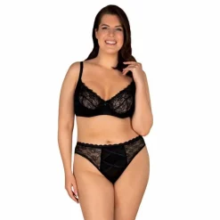 Ensemble Soutien-gorge push-up et Culotte - Noir