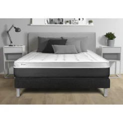 Ensemble VITAL SOFT sommier Kit Noir