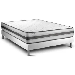 Ensemble VITALPOWER RECOVER sommier Kit blanc