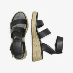 Espadrilles femme noir Kai
