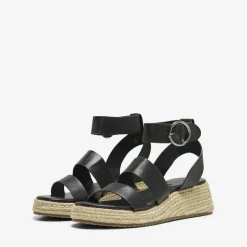 Espadrilles femme noir Kai