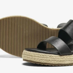 Espadrilles femme noir Kai
