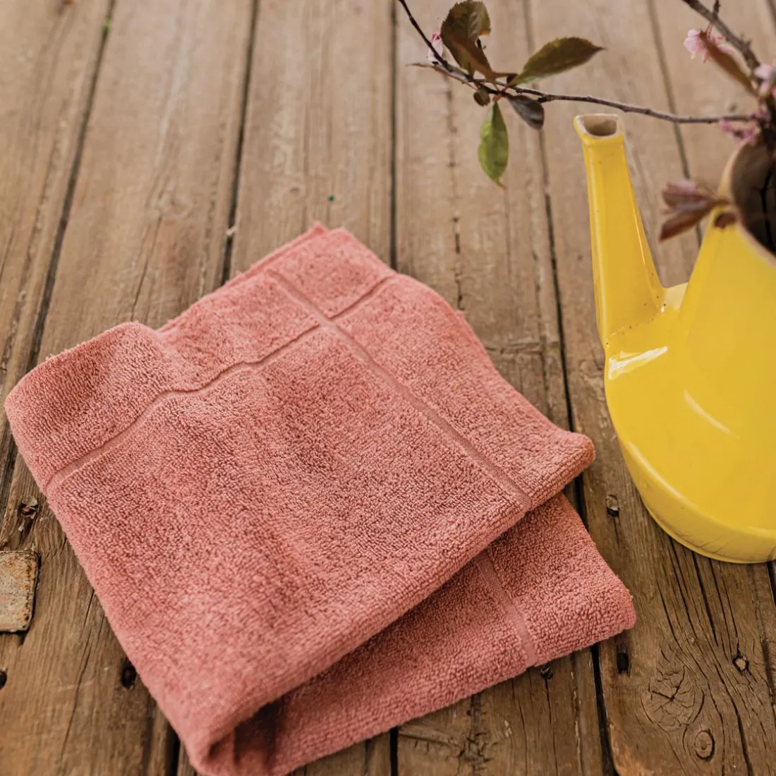 Essuie-mains Loess Bois de rose 50 x 50