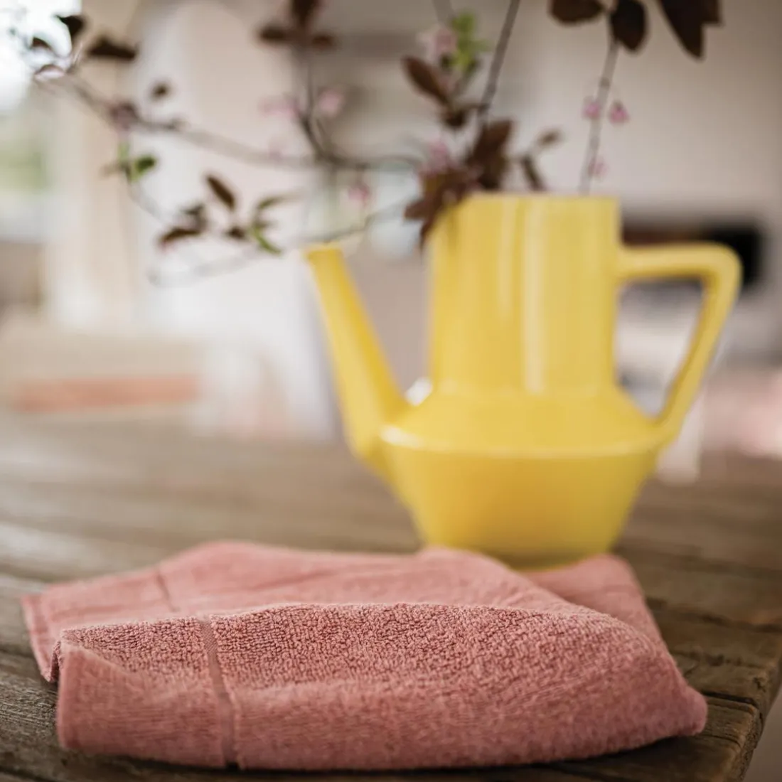 Essuie-mains Loess Bois de rose 50 x 50