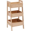 Etagère Cane 3 niveaux bois clair