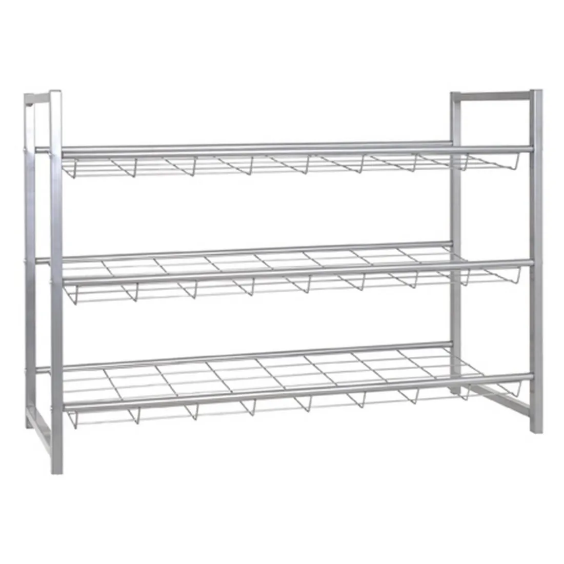 Etagère chaussures 3 grilles en acier