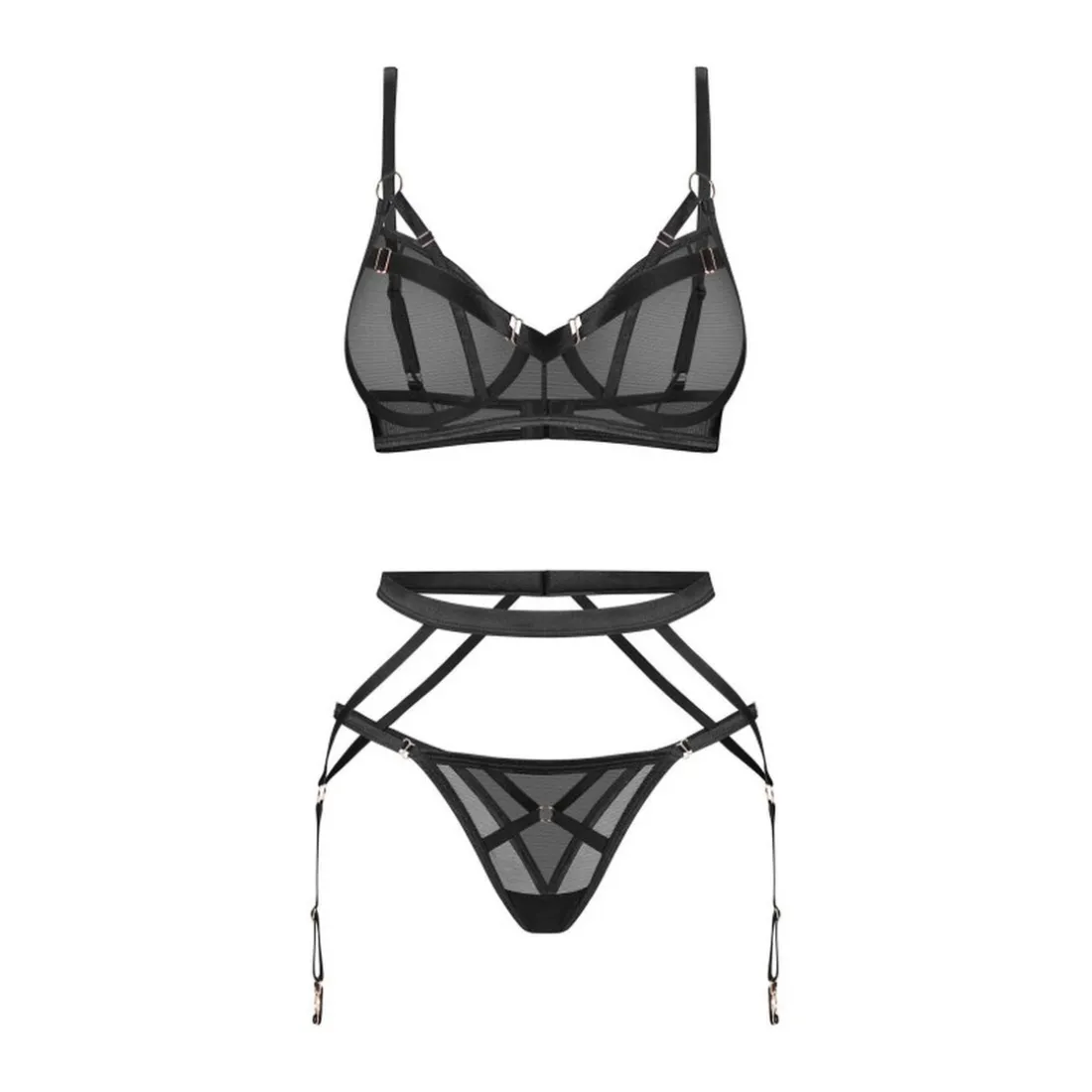 Euridia ensemble 3 pièces noir