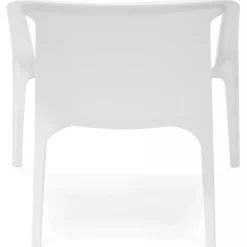 Fauteuil De Jardin En Plastique Blanc ANGELINI