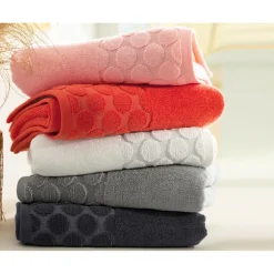 Gants de toilette blanc CERCLE en coton