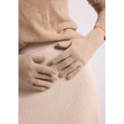Gants unisexe MH-006 en cachemire new beige creme