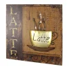 Garderobe murale Latte avec 3 crochets
