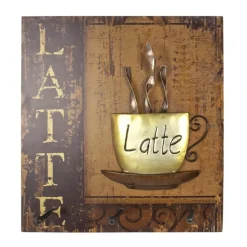 Garderobe murale Latte avec 3 crochets