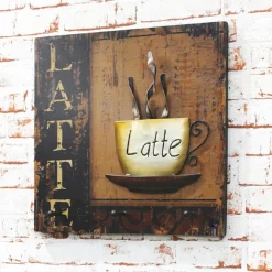 Garderobe murale Latte avec 3 crochets