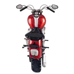 Garderobe murale Motard 3 crochets rouge