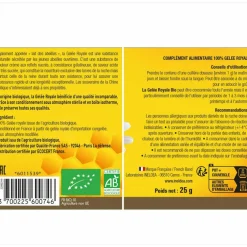 Gelée Royale Biologique Trésor de la Ruche