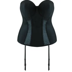 Guêpière bandeau armatures noire